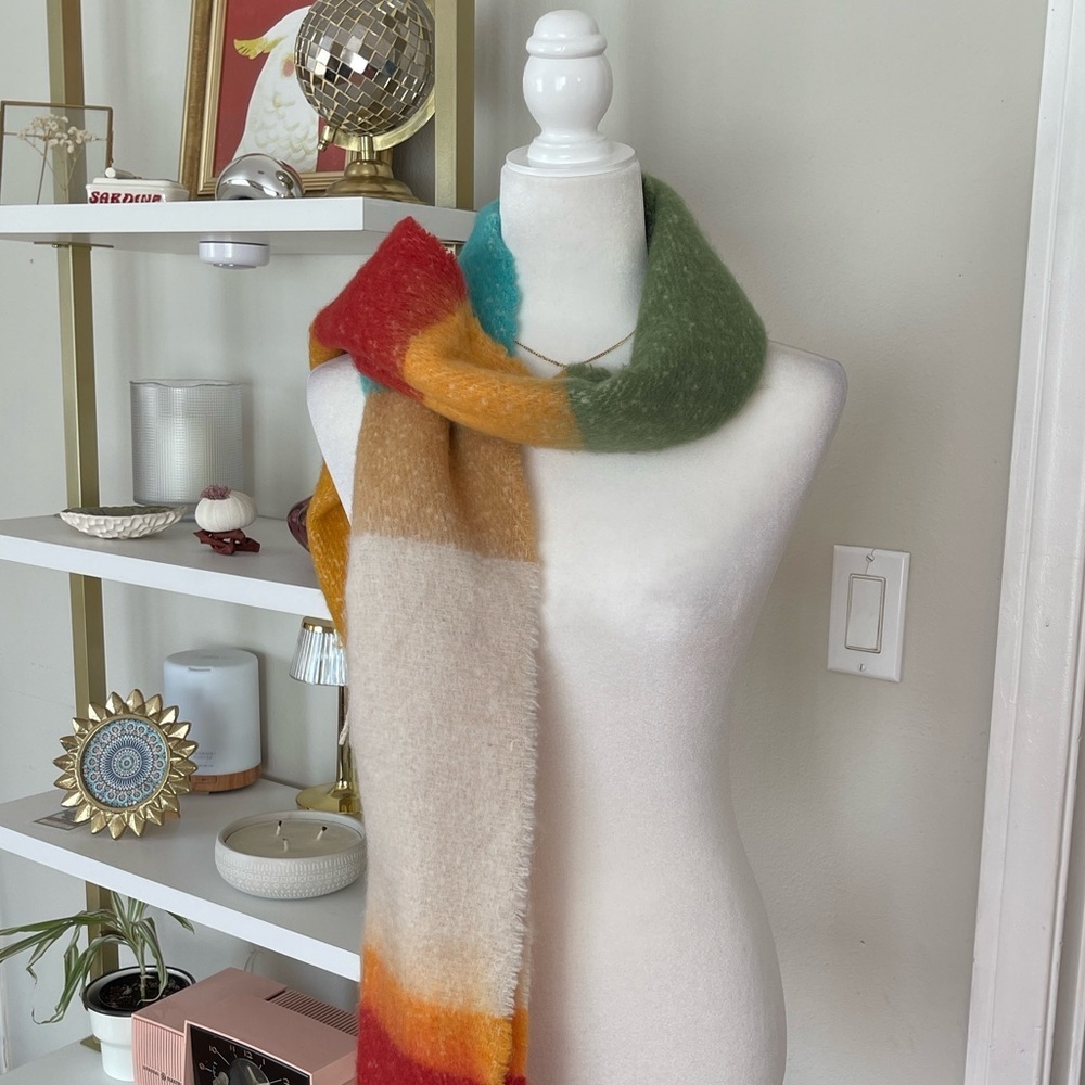 Colorful Knit Scarf